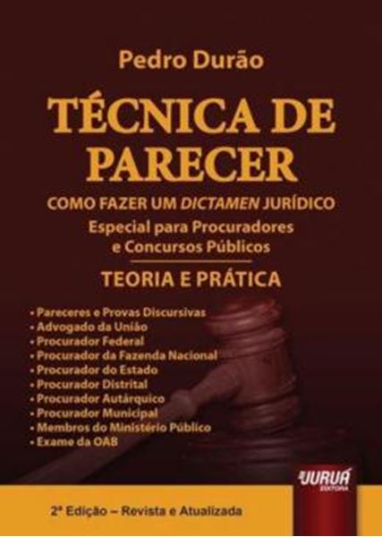 Picture of TECNICA DE PARECER - COMO FAZER UM DICTAMEN JURIDICO - TEORIA E PRATICA