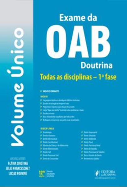 Picture of EXAME DA OAB - DOUTRINA - VOLUME UNICO