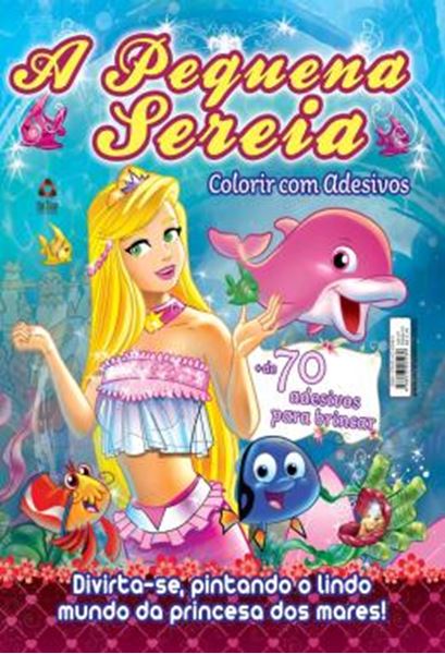 Picture of A PEQUENA SEREIA - COLORIR COM ADESIVOS