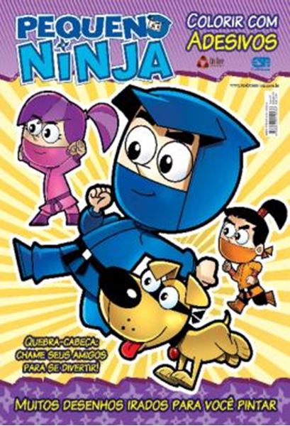 Picture of PEQUENO NINJA - COLORIR COM ADESIVOS