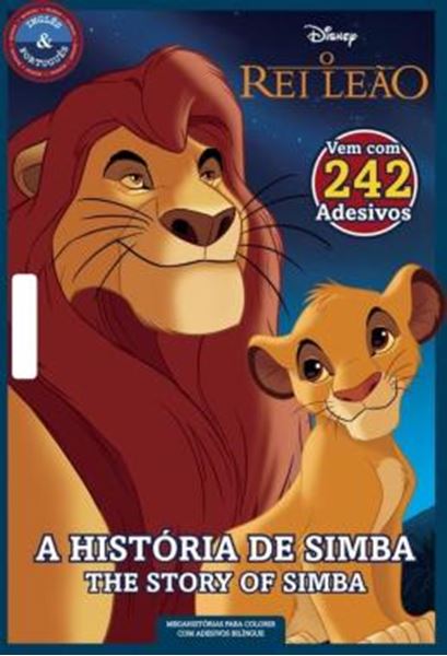 Picture of DISNEY O REI LEAO - MEGAHISTORIAS PARA COLORIR COM ADESIVOS BILINGUE