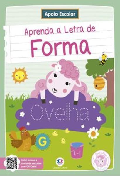 Picture of APOIO ESCOLAR - APRENDA A LETRA DE FORMA - OVELHA ROSA NA ESCOLA