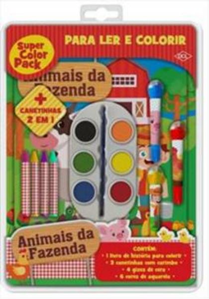 Picture of SUPER COLOR PACK - ANIMAIS DA FAZENDA