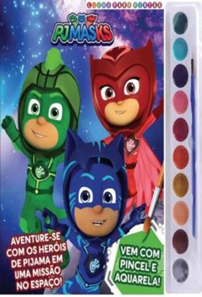 Picture of PJ MASKS VOL. 4 - LIVRO PARA PINTAR COM AQUARELA