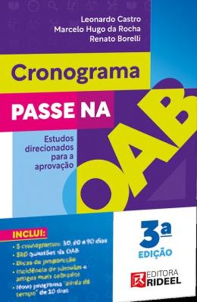 Picture of CRONOGRAMA PASSE NA OAB - 3ª ED