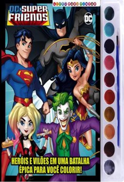 Picture of DC SUPER FRIENDS VOL. 1 - LIVRO PARA PINTAR COM AQUARELA