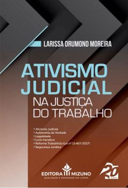 Picture of ATIVISMO JUDICIAL NA JUSTIÇA DO TRABALHO - 1ª ED