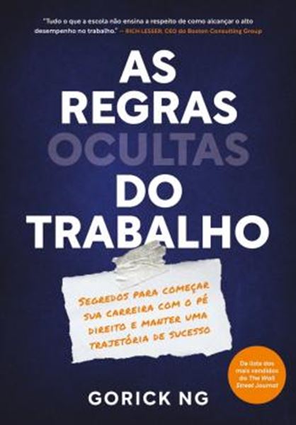 Picture of REGRAS OCULTAS DO TRABALHO, AS