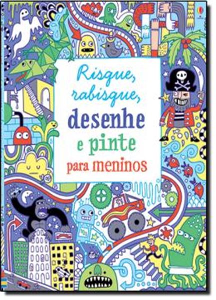 Picture of RISQUE, RABISQUE, DESENHE E PINTE PARA MENINOS 