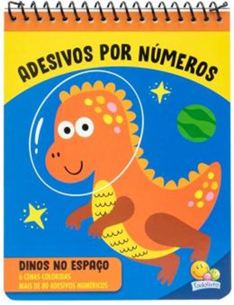 Picture of ADESIVOS POR NUMEROS - DINOS NO ESPACO