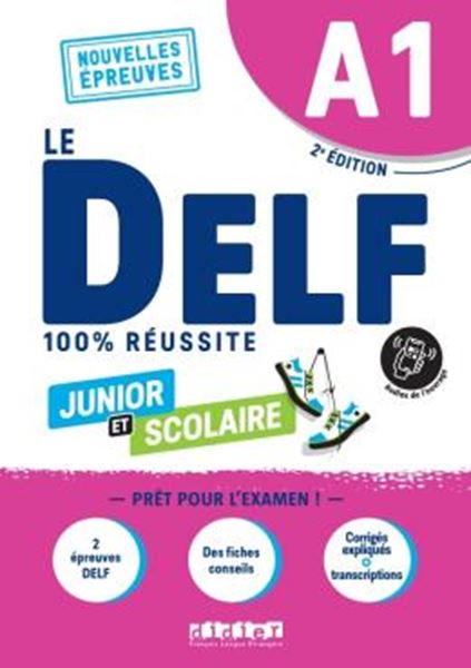 Picture of DELF SCOLAIRE ET JUNIOR - 100% REUSSITE - A1 - LIVRE + DIDIERFLE.APP - 2EME ED.