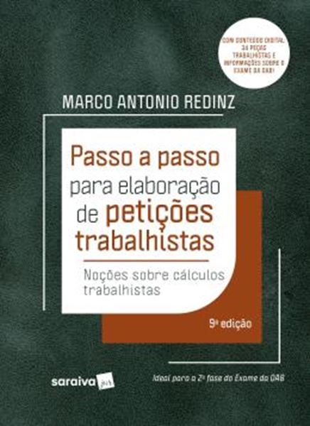 Picture of PASSO A PASSO PARA ELABORACAO DE PETICOES TRABALHISTAS - 9ª ED
