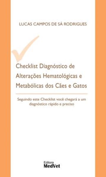 Picture of CHECKLIST DIAGNÓSTICO DE ALTERAÇÕES HEMATOLÓGICAS E METABÓLICAS DOS CÃES E GATOS