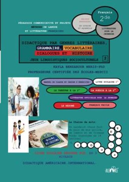 Picture of DIDACTIQUE PAR GENRES LITTERAIRES, GRAMMAIRE, VOCABULAIRE, DIALOGUES ET HISTOIRE - JEUX LINGUISTIQUES SOCIOCULTURELS