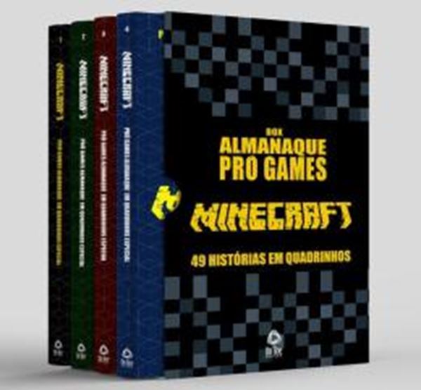 Picture of COLECAO PRO-GAMES ALMANAQUE EM QUADRINHOS MINECRAFT - BOX COM 4 LIVROS