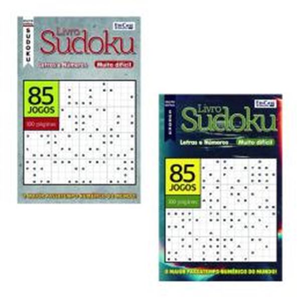 Picture of KIT 2 LIVROS SUDOKU - LETRAS E NUMEROS - VOL. 3