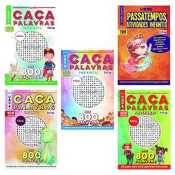 Picture of KIT 5 LIVROS PASSATEMPOS INFANTIS - VOL. 2