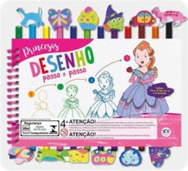 Picture of COLECAO DESENHO PASSO A PASSO - PRINCESAS