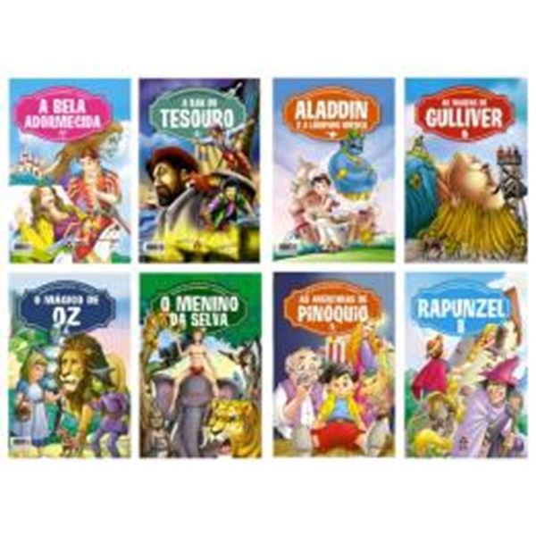 Picture of COMBO QUADRINHOS CONTOS CLASSICOS 01 - KIT COM 4 QUADRINHOS