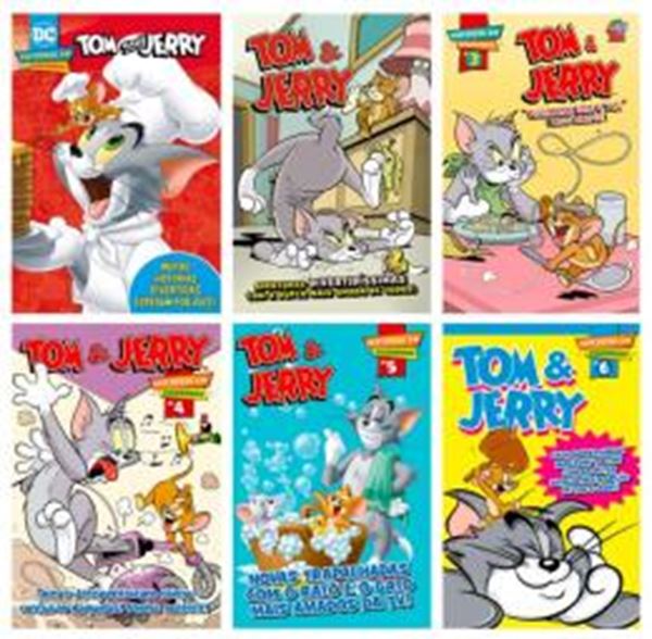 Picture of COMBO QUADRINHOS TOM E JERRY 01 - KIT COM 6 QUADRINHOS