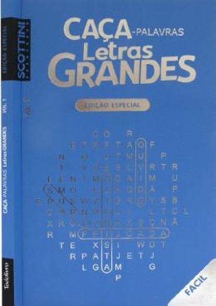 Picture of SCOTTINI TOUCH - CACA-PALAVRAS VOL. 1 - LETRAS GRANDES - FACIL - EDICAO ESPECIAL