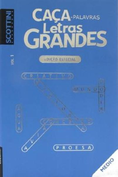 Picture of SCOTTINI TOUCH - CACA-PALAVRAS VOL. 1 - LETRAS GRANDES - MEDIO - EDICAO ESPECIAL