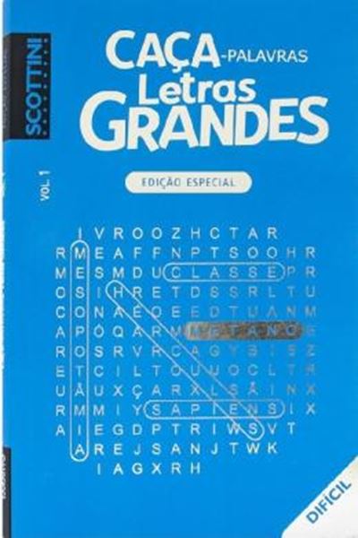 Picture of SCOTTINI TOUCH - CACA-PALAVRAS VOL. 1 - LETRAS GRANDES - DIFICIL - EDICAO ESPECIAL