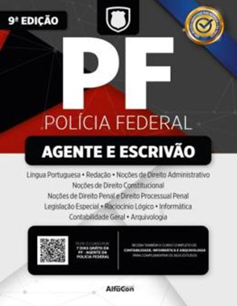 Picture of PF – AGENTE E ESCRIVAO DA POLICIA FEDERAL - 9ª ED