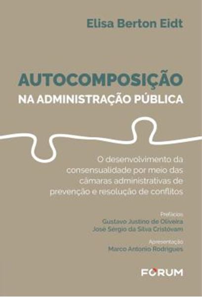 Picture of AUTOCOMPOSICAO NA ADMINISTRACAO PUBLICA