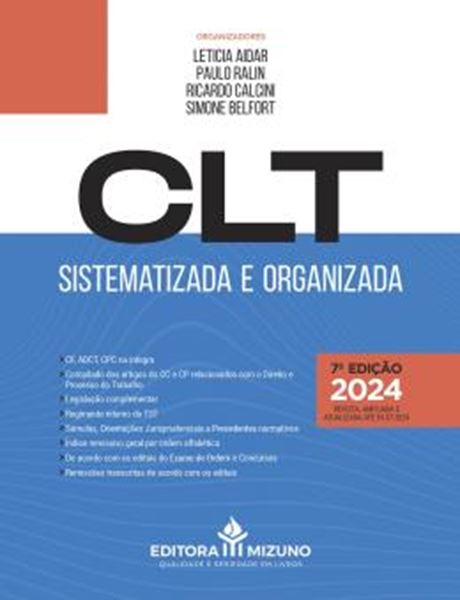Picture of CLT SISTEMATIZADA E ORGANIZADA - 7ª ED