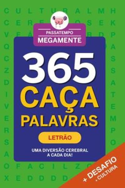 Picture of PASSATEMPO MEGAMENTE 365 CACA-PALAVRAS - LETRAO - VOL. 04