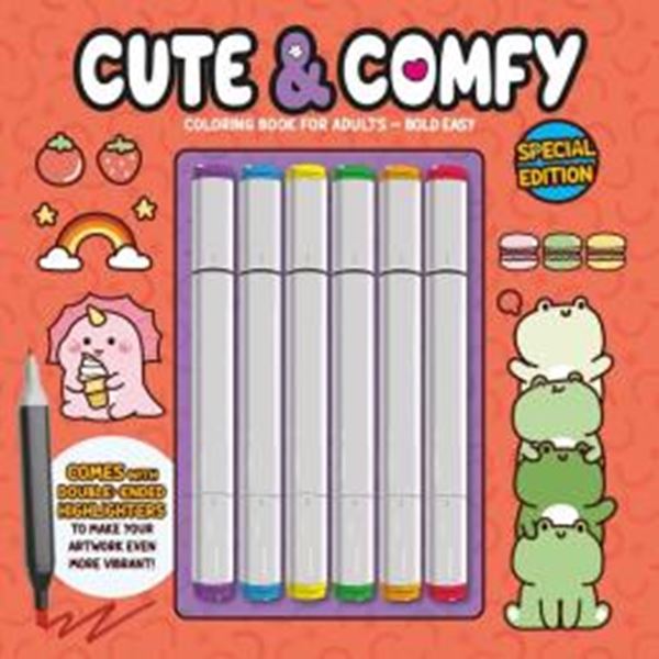 Picture of CUTE & COMFY COLORING BOOK FOR ADULTS - BOLD EASY - SPECIAL EDITION (LIVRO DE COLORIR) - VOL. 03