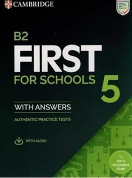 Picture of B2 FIRST FOR SCHOOLS 5 - STUDENT´S BOOK WITH ANSWERS WITH AUDIO WITH RESOURCE BANK