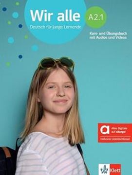 Imagem de WIR ALLE A2.1 - DEUTSCH FUR JUNGE LERNENDE - KURS- UND UBUNGSBUCH MIT AUDIOS UND VIDEOS