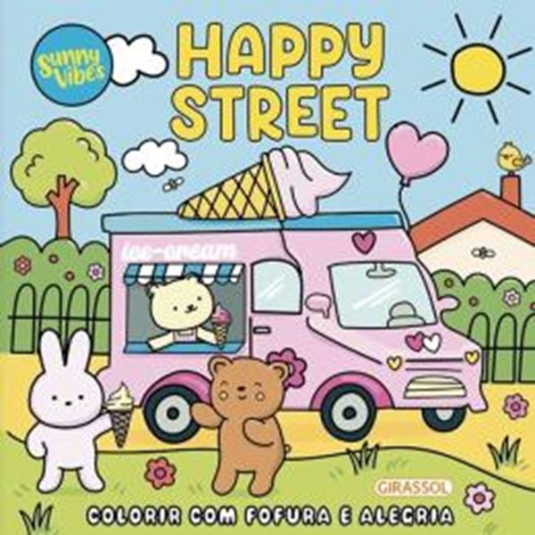 Picture of SUNNY VIBES - HAPPY STREET - COLORIR COM FOFURA E ALEGRIA - LIVRO DE COLORIR