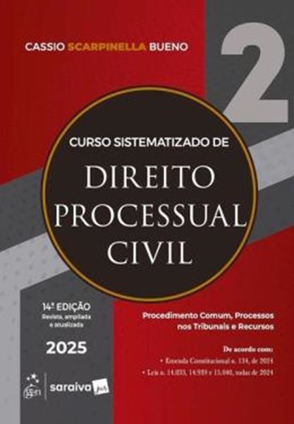 Picture of CURSO SISTEMATIZADO DE DIREITO PROCESSUAL CIVIL - VOL. 2 - 14ªED 2025