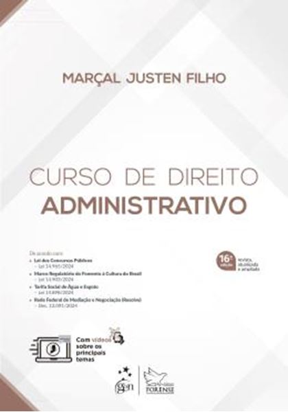 Picture of CURSO DE DIREITO ADMINISTRATIVO - 16ª ED 2025