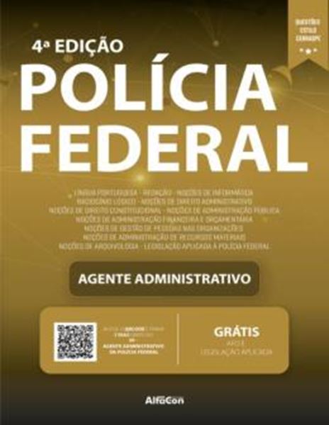 Picture of PF - AGENTE ADMINISTRATIVO DA POLICIA FEDERAL - 4ª ED