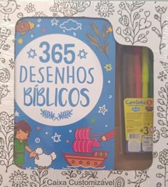 Picture of CONJUNTO 365 DESENHOS BIBLICOS - LIVRO + CANETINHAS