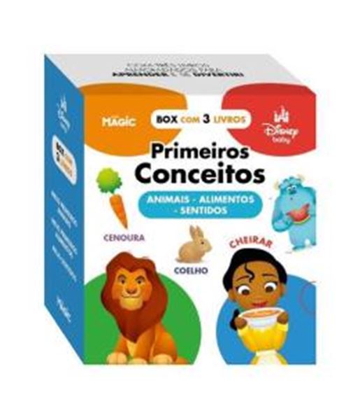 Picture of BOX DISNEY BABY PRIMEIROS CONCEITOS - ANIMAIS, ALIMENTOS E SENTIDOS