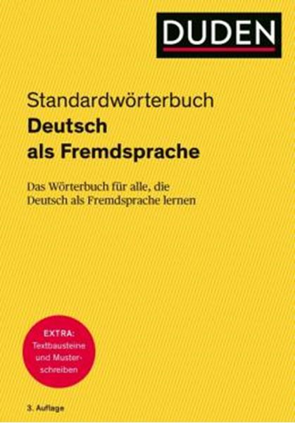 Picture of DUDEN - DEUTSCH ALS FREMDSPRACHE - STANDARDWORTERBUCH - 3. AUFLAGE