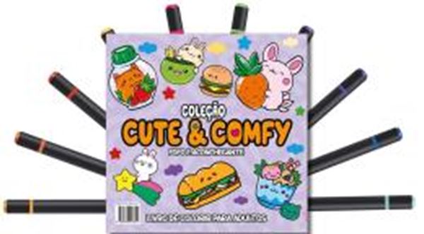 Picture of CUTE & COMFY COLORING BOOK FOR ADULTS - FOFO E ACONCHEGANTE - LIVRO DE COLORIR ADULTO - VOL. 11