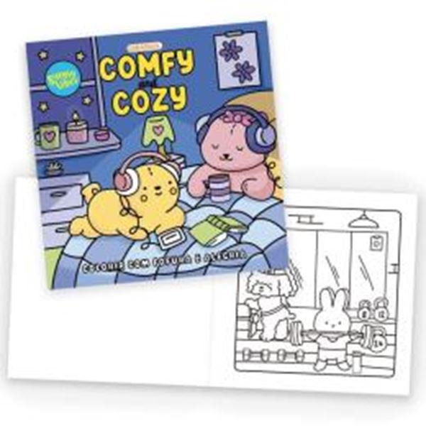 Picture of SUNNY VIBES - COMFY AND COZY - COLORIR COM FOFURA E ALEGRIA - LIVRO DE COLORIR