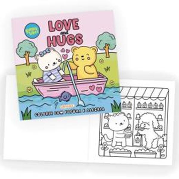 Picture of SUNNY VIBES - LOVE AND HUGS - COLORIR COM FOFURA E ALEGRIA - LIVRO DE COLORIR