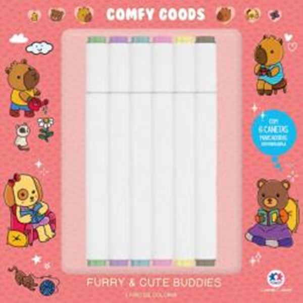 Picture of FURRY AND CUTE BUDDIES - PARA COLORIR