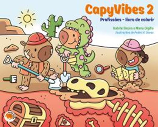 Picture of CAPYVIBES 2 - PROFISSOES - LIVRO DE COLORIR