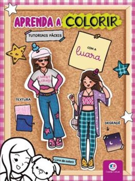 Picture of APRENDENDO A COLORIR COM A LUARA - TUTORIAIS FACEIS - TEXTURA, DEGRADE E LIVRO DE COLORIR