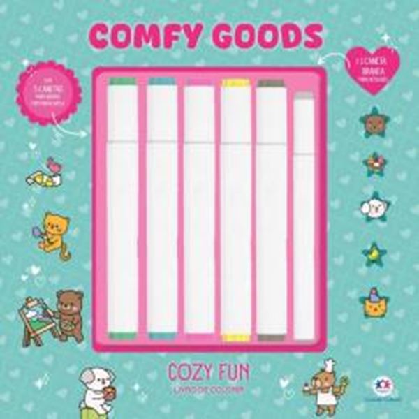 Picture of COZY FUN - LIVRO DE COLORIR COM MARCADORES
