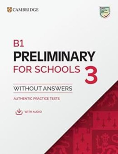 Picture of B1 PRELIMINARY FOR SCHOOLS 3 SB WITHOUT ANSWERS WITH DIGITAL PACK