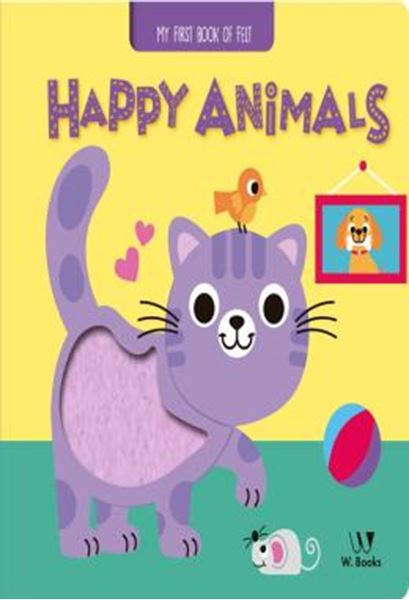 Picture of MY FIRST FELT BOOK - HAPPY ANIMALS